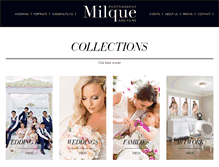 Tablet Screenshot of milque.com.au
